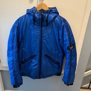 Rare Vintage Stone Island Ice Jacket Electric Blue Mens Size Large